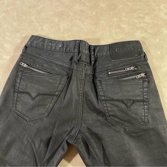 Guess Ultra Slim McCrae Fit Black Pants Size 29x32 - Picture 5 of 9